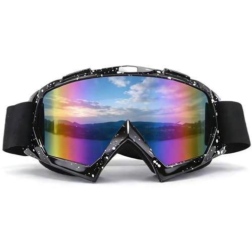 YUNGLIDE Motorcycle Goggles Dirt Bike ATV Ski Goggles For Men Women UV Protection Windproof And Dustproof Glasses