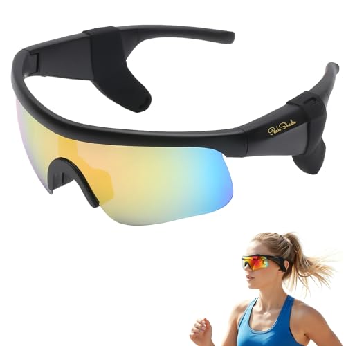 Smart Glasses for Men & Women, Bluetooth 5.3 Sports Sunglasses with Hands-Free Calls, Open-Ear Speaker, Polarized UV400, I...