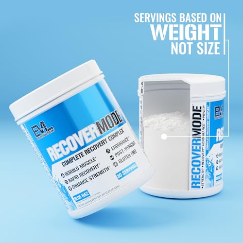 Evlution Nutrition Recover Mode- Complete Post Workout with BCAAs, Immunity Support, Vitamin C, D & E, Electrolytes, Hydra...