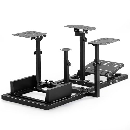 Marada Racing Simulator Cockpit Flight Simulation Adjustable Compatible with Thrustmaster HOTAS Warthog,Logitech G25 G27 G...