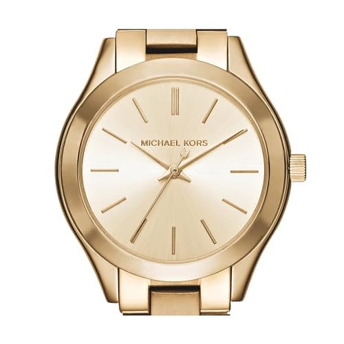 Michael Kors Slim Runway Women's Watch, Stainless Steel Bracelet Watch for Women