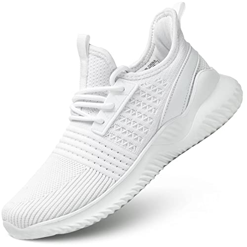 Chopben Women's Walking Shoes Lightweight Breathable Running Shoes Non Slip Athletic Fashion Sneakers Mesh Workout Casual ...