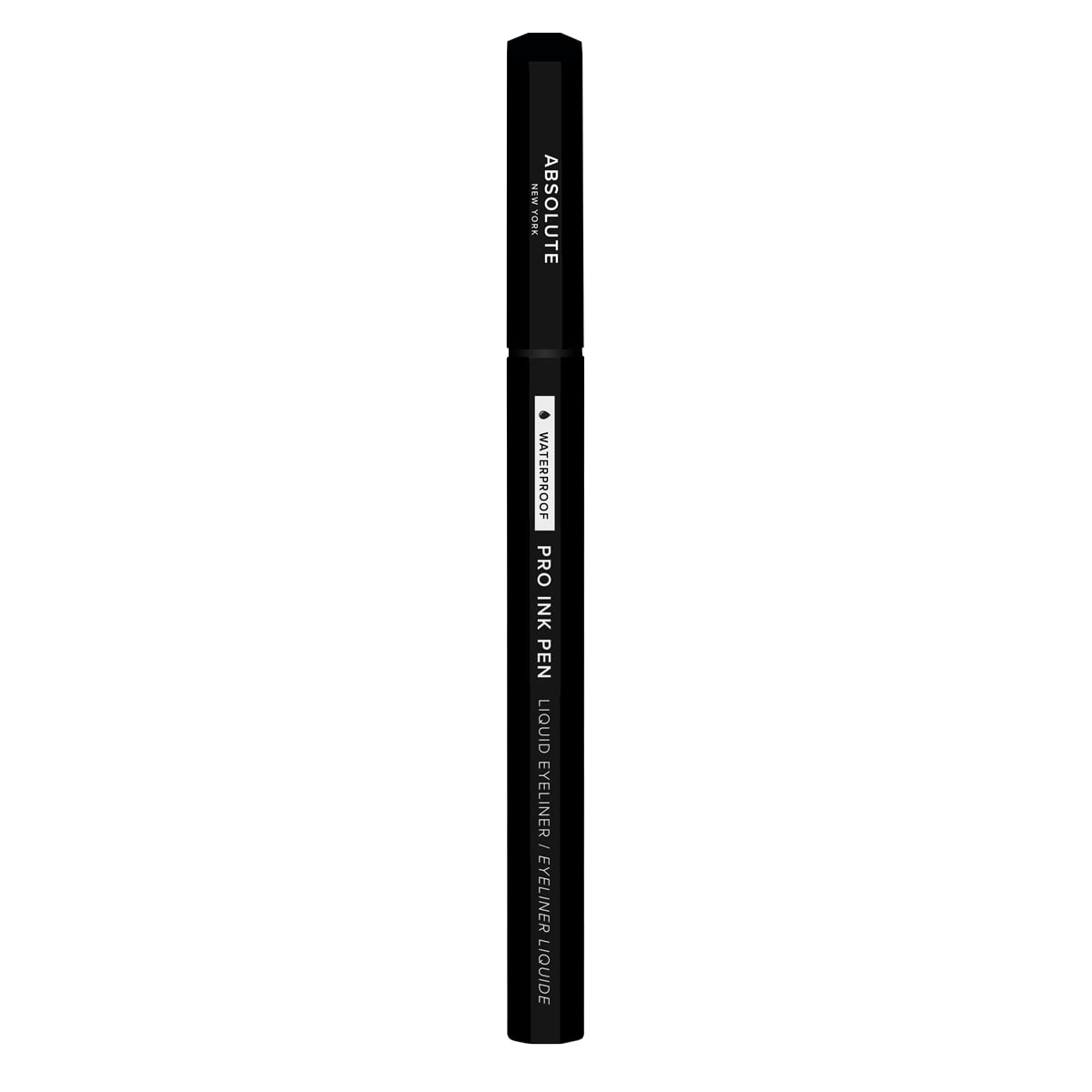 Absolute New York Pro Ink Eyeliner; Rich and Fluid, Effortlessly Glides a Flake, Smudge and Transfer-Resistant Vegan Formula (ME