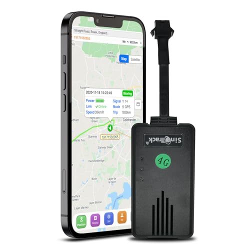 SinoTrack 4G GPS Tracker for Vehicles,ST-906L-SA Real Time Anti-Lost Alarm Locator with Relay Cut Engine Off GPS Tracking ...