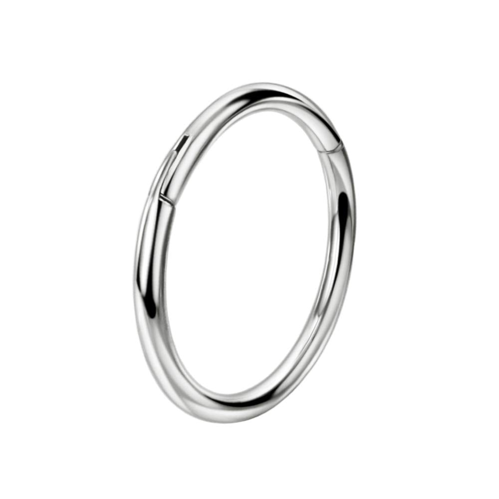FANSING Titanium Nose Rings 16g Nose Hoop 14mm Piercing Hoop for Cartilage Helix Septum Jewelry 16 Gauge