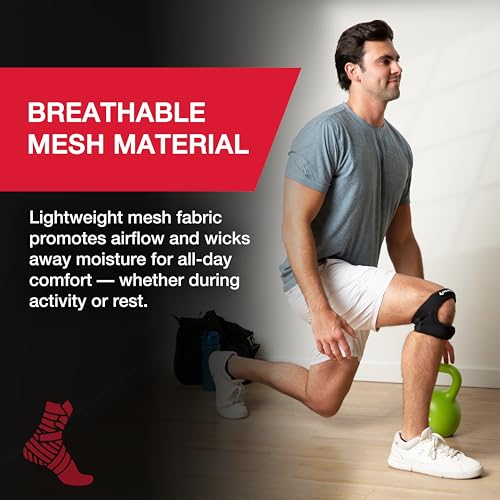 MUELLER Sports Medicine Adjustable Max Knee Single Strap for Men and Women, Compression & Pain Relief Support for Osgood-S...