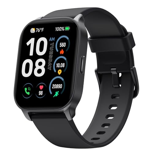 TOOBUR Smart Watch for Men Women, Smartwatch Compatible Android and iOS Phone, Answer/Make Calls, Fitness Tracker Watch, H...