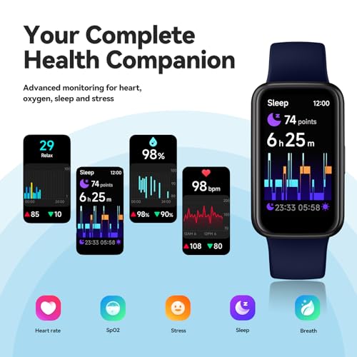 Enfit Fitness Trackers,Smart Watch with 1.47"Color Screen,100+Sport Modes Fitness Watch with Heart Rate Sleep Monitor, Ped...
