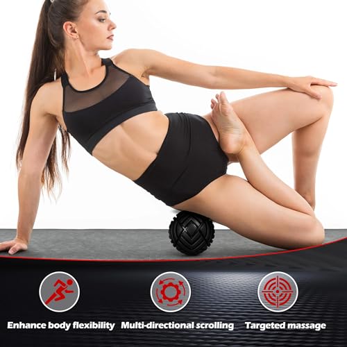 TETOP Fitness Muscle Massage Ball, 3.15in, Therapy Ball for Trigger Point Massage, Trigger Point Ball for Myofascial Relea...