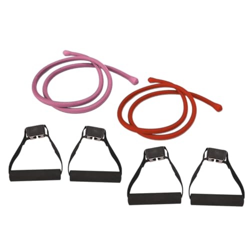 Resistance Bands Workout Set, Fitness Bands for Strength Exercise, Gym or Home Workouts, Kit Includes 2 Soft Handles and 2...