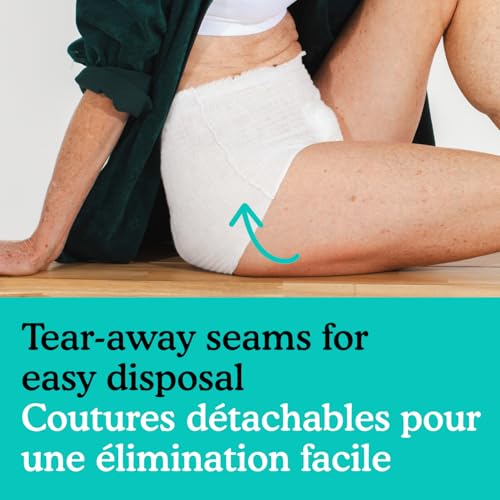 Because Overnight Absorbency Pull Ups - Adult Disposable Incontinence Underwear, Extra Absorbent Nighttime Briefs for Men ...