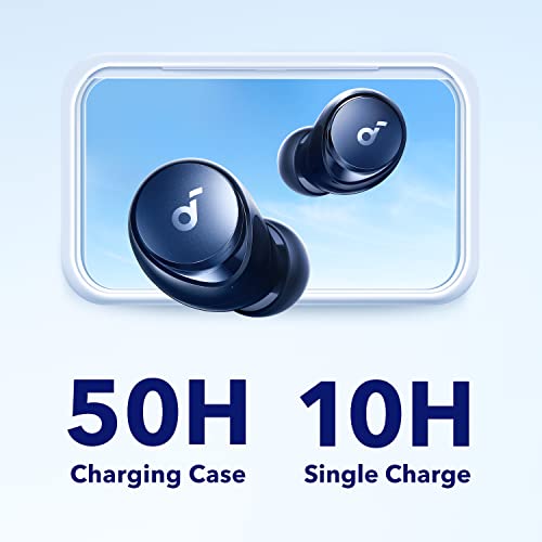 soundcore by Anker Space A40 Auto-Adjustable Active Noise Cancelling Wireless Earbuds, Reduce Noise by Up to 98%, 50H Play...