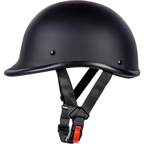 Yesmotor Motorcycle Helmet Half Shell Hawk Style Helmets Compact Lightweight Open Face for Motorcycle Street Bike Cruiser ...