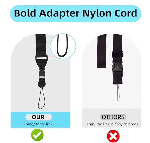 Gowjaw 3 Pack Adjustable Shoulder Strap:Comfortable for iPad Strap Nylon Neck Lanyard for iPad/Samsung Tablet Case,Camera ...