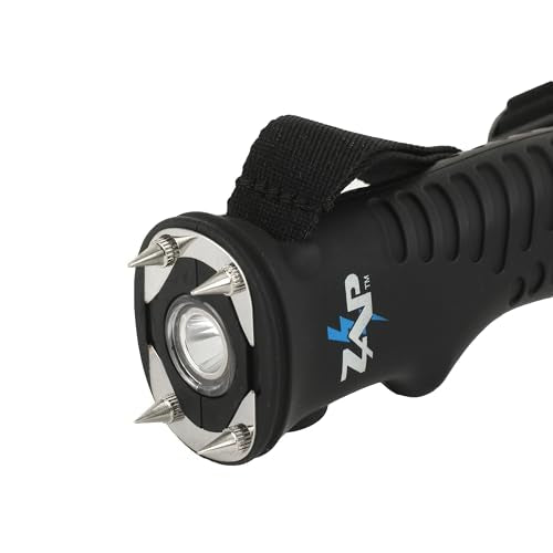 ZAP Hike 'n Strike 18-in-1 Tactical Walking Stick with Detachable Stun Device Flashlight & Integrated Survival Kit | Feel ...
