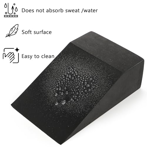 Yesland 2 Pcs Yoga Foam Squat Wedge Blocks, Professional Squat Ramp for Heel Elevated Squat, Lightweight Calf Stretcher Sl...