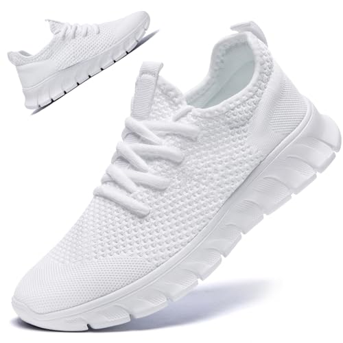 RJYWGS Running Shoes for Men Womens Walking Tennis Gym Sneakers Slip On Comfortable Lightweight Athletic Workout Fashion S...