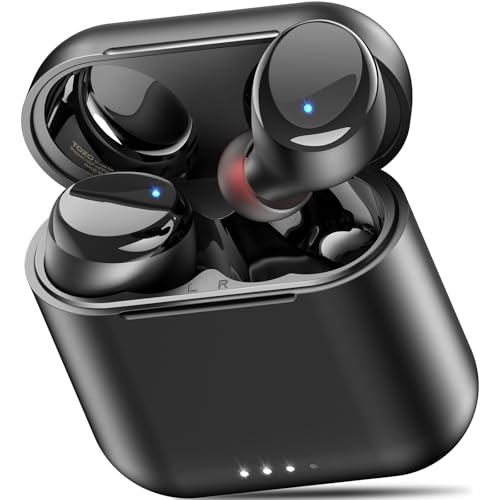 TOZO T6 Wireless Earbuds, Bluetooth Ear Buds, Stereo Sound in Ear Headphones, 50 Hours Playtime, AI Clear Call, Wireless C...