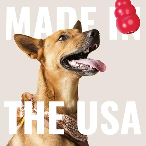 KONG Extreme Ball with Hole - Fetch Toy - Durable Dog Toy for Training, Interactive Playtime & More - Natural Extreme Rubb...