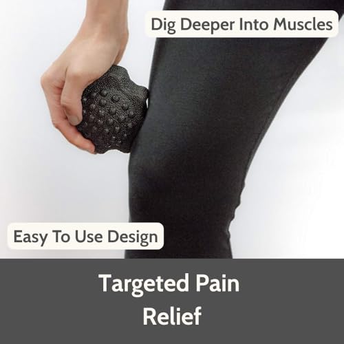 Rollga ACTIVATOR - The Better Massage Ball for Myofascial Release, Trigger Point Therapy, Acupoint & Yoga. Foot Massage, P...