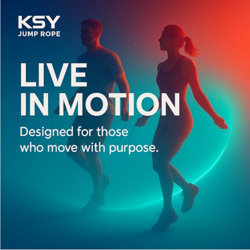 Jump Rope for Men and Women (Lifestyle Series) – Premium Soft-Grip Fitness Rope for Women | Elegant Design, Smooth Rotatio...