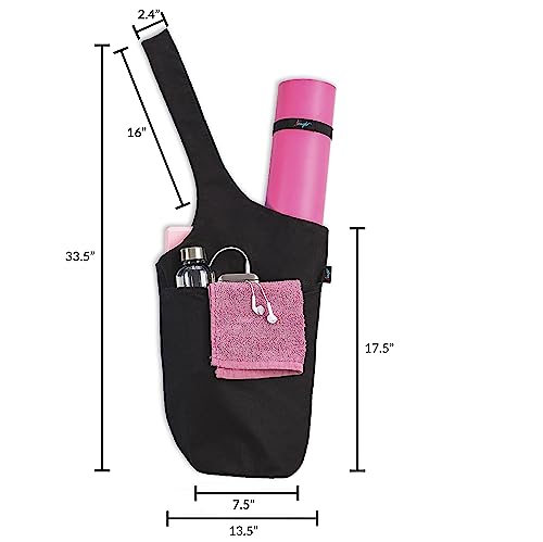 Zenifit Yoga Mat Bag – Versatile Yoga Bag with Mat Straps & Storage Pockets, Holds Yoga & Pilates Mats, Lightweight & Durable