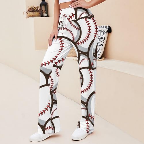 DUMIERTKL Yoga Pants Women, Casual Loose Lounge Pant, Leg Sweatpants for Gym Sport Running Daily Wear