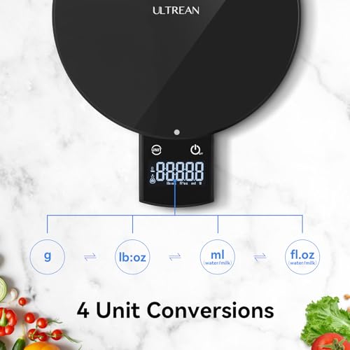 Ultrean Smart Food Scale with Nutritional Calculator, Kitchen Scale for Weight Loss, Food Weight Scale with App for Calori...