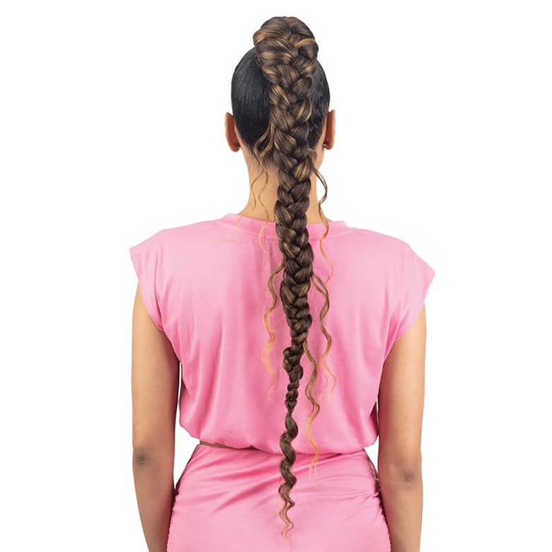 FREE TRESS Shake-N-Go Equal - Boho Jumbo Braid Goddess Ponytail 30 (CB1B/530)