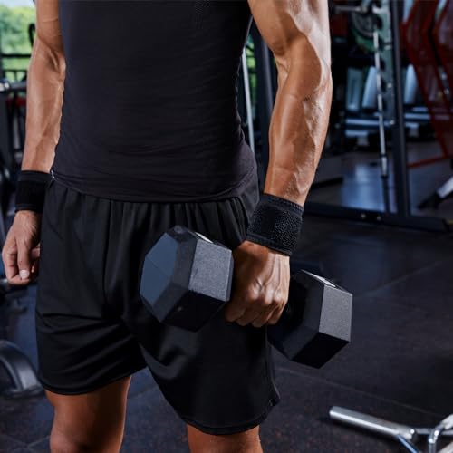 YUNYILAN 2 Pack Wrist Brace Adjustable Wrist Support Wrist Straps for Fitness Weightlifting, Tendonitis, Carpal Tunnel Art...
