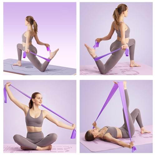 1 Psc Resistance Bands for Women & Men, Strength Training, Yoga & Home Workouts, Latex-Free Elastic Exercise Bands