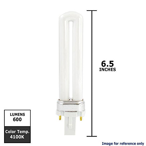 Sylvania 9W Cfl Light Bulb - Compact Fluorescent, G23 Base, 4100K, Eco-Friendly