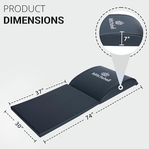 Sit-up Mat for Exercise - High-Density Foam Structure Abdominal Sit-up Pad - Folding Mat Exercise for Full-Range Ab Motion...