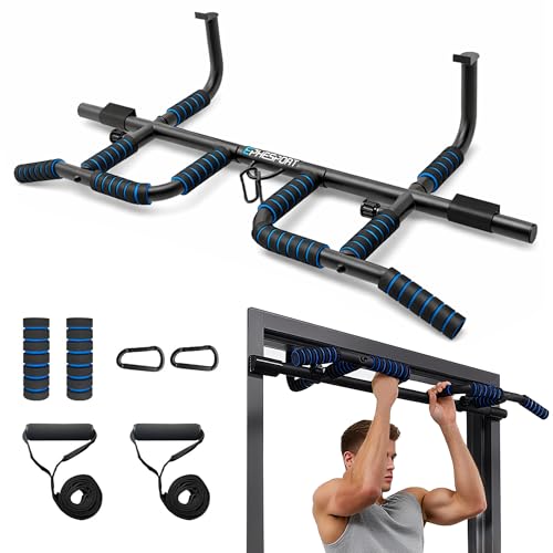 EPHESPORT 2026 Multifunctional Pull Up Bar for Doorway – US Patented Design, Foldable, No Drilling or Slipping, Multi-Grip...