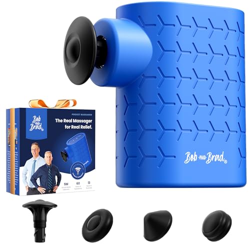 BOB AND BRAD P5 Mini Massage Gun – Travel Size Deep Tissue Percussion Massager for Pain Relief & Recovery, FSA-HSA Eligibl...