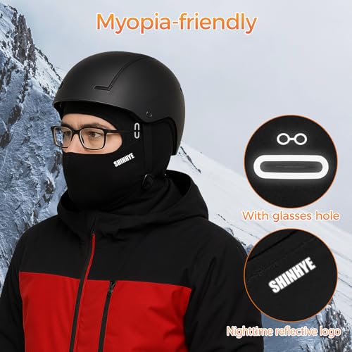 ShinHye Balaclava Ski Mask for Men & Women, Winter Face Mask Cold Weather Windproof Thermal Motorcycle Snowboard Cycling