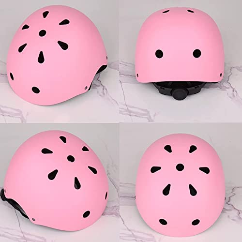 Adjustable Kids Helmet with Knee Pad, Elbow Pads & Wrist Guards - Toddler Bike Helmets for Ages 3-5, 5-8, 8-14 Years - Per...