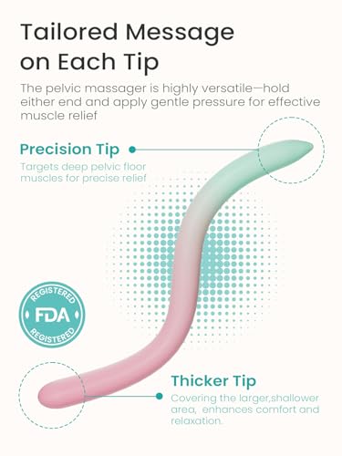 GROWNSY Perineal Massage Stick for Pregnancy Labor and Birth Prep, Pain Relief for Labor and Delivery, Pelvic Wand Tool, P...