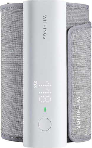 Withings BPM Connect - Digital Blood Pressure Cuff & Heart Rate Monitor - Blood Pressure Machine Arm Cuff, FDA Cleared, FS...