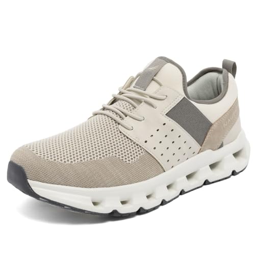 Nautica Mens Running Sneakers Sport Fashion Lace-Up Athletic Soft Shoes for Gym Tennis Men – Cushioned, Breathable, Lightw...