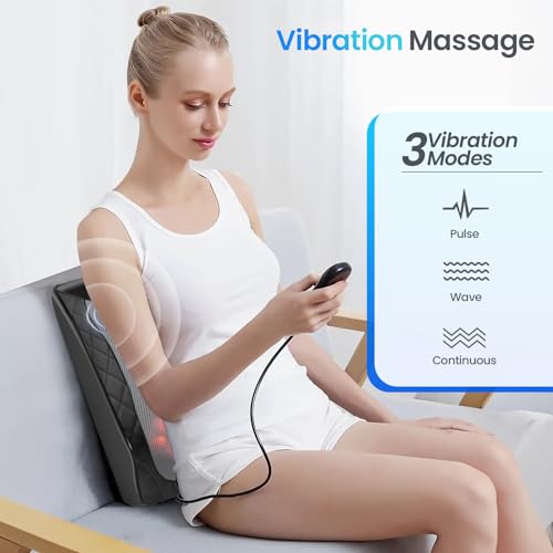 CuPiLo Back and Neck Massager, FSA Eligible HSA Store Massager for Pain Relief Deep Tissue, Heated Massage with Vibration,...