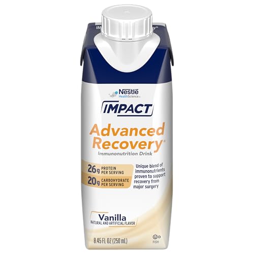 Nestle Impact Advanced Recovery Immunonutrition Drink Vanilla 8.45 oz Carton 10 Ct