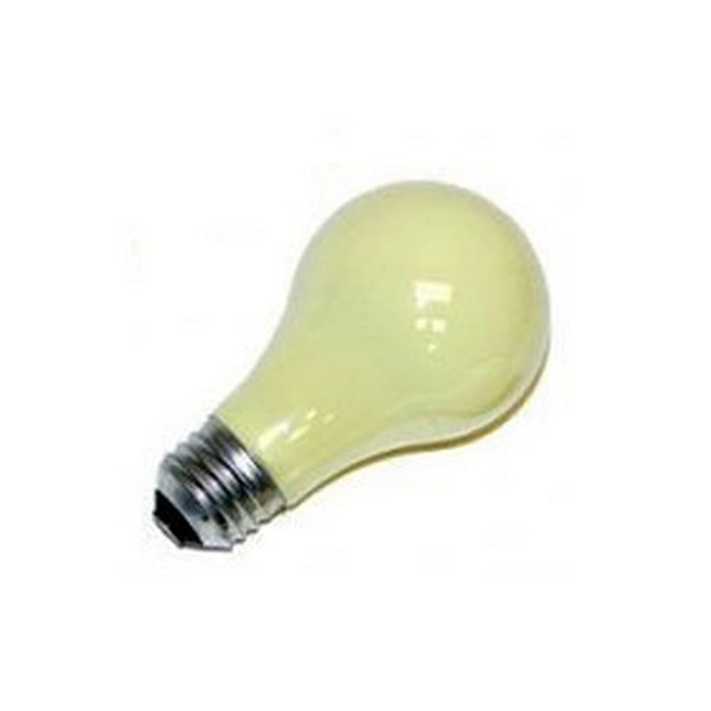 Ledvance A19 Bug Light, 100W Yellow, 120V, Clear Glass, 2 Pack, Model 12763