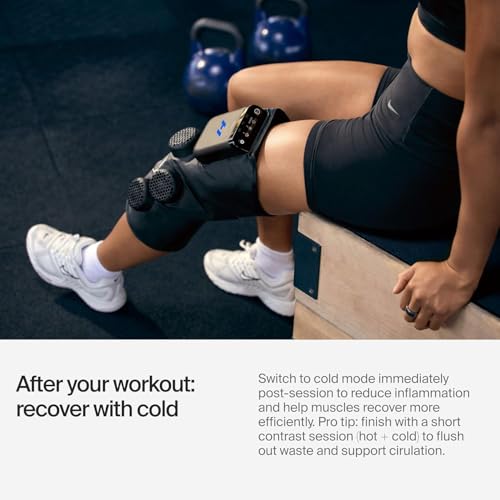 Hyperice X 2 Knee Advanced Heat and Cold Contrast Therapy - Pain and Inflammation Relief - Provides Increased Range of Mot...