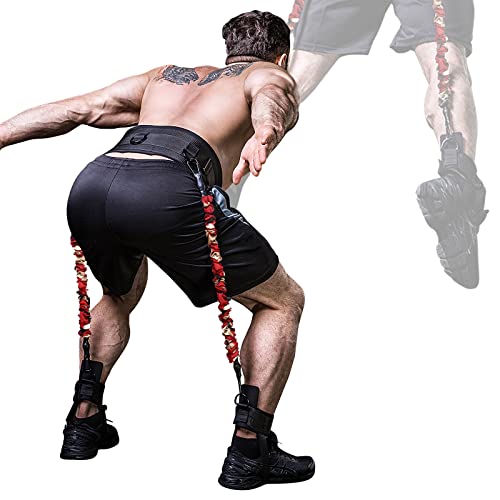 INNSTAR Vertical Jump Trainer Leg Strength Resistance Bands Set for Basketball Triple Jump Football Volleyball Training Pr...