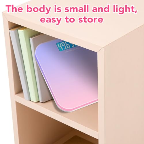 Weight Scales Bathroom, Smart Scale for Body Weight Accurate Measurement, Tempered Glass Digital Bathroom Scale, Weight Sc...