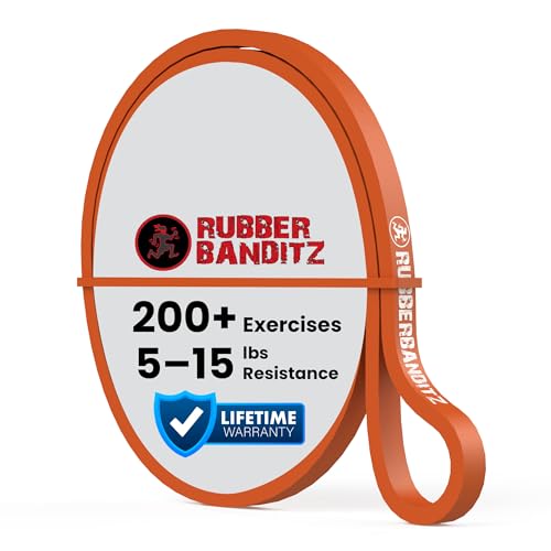 Rubberbanditz Pull Up Assist Resistance Bands Heavy Duty Loop Exercise Workout Bands for Powerlifting, Mobility, and Stret...