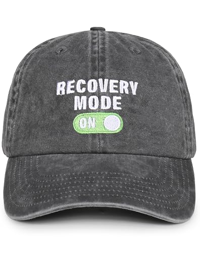 InnoBeta Get Well Soon Gifts Cap for Women, Men - Adjustable Vintage Washed Cotton Embroidered Hat