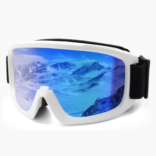 SOJOS Ski Goggles for Men Women, Snowboard Anti Fog UV Protection Winter Sports Goggles, SJ3069