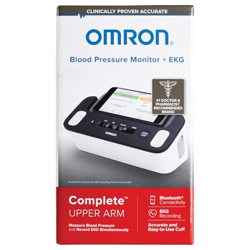 OMRON Complete 2-in-1 Blood Pressure Monitor + EKG for Home Use & Upper Arm Blood Pressure Cuff - #1 Doctor & Pharmacist R...